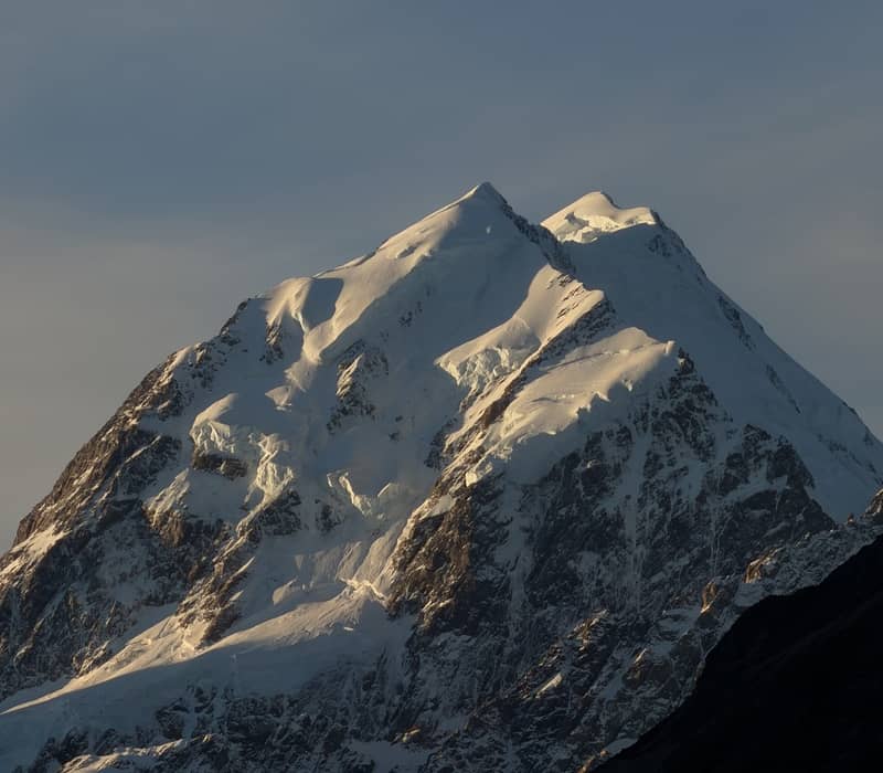 Dusk on Mount Cook.