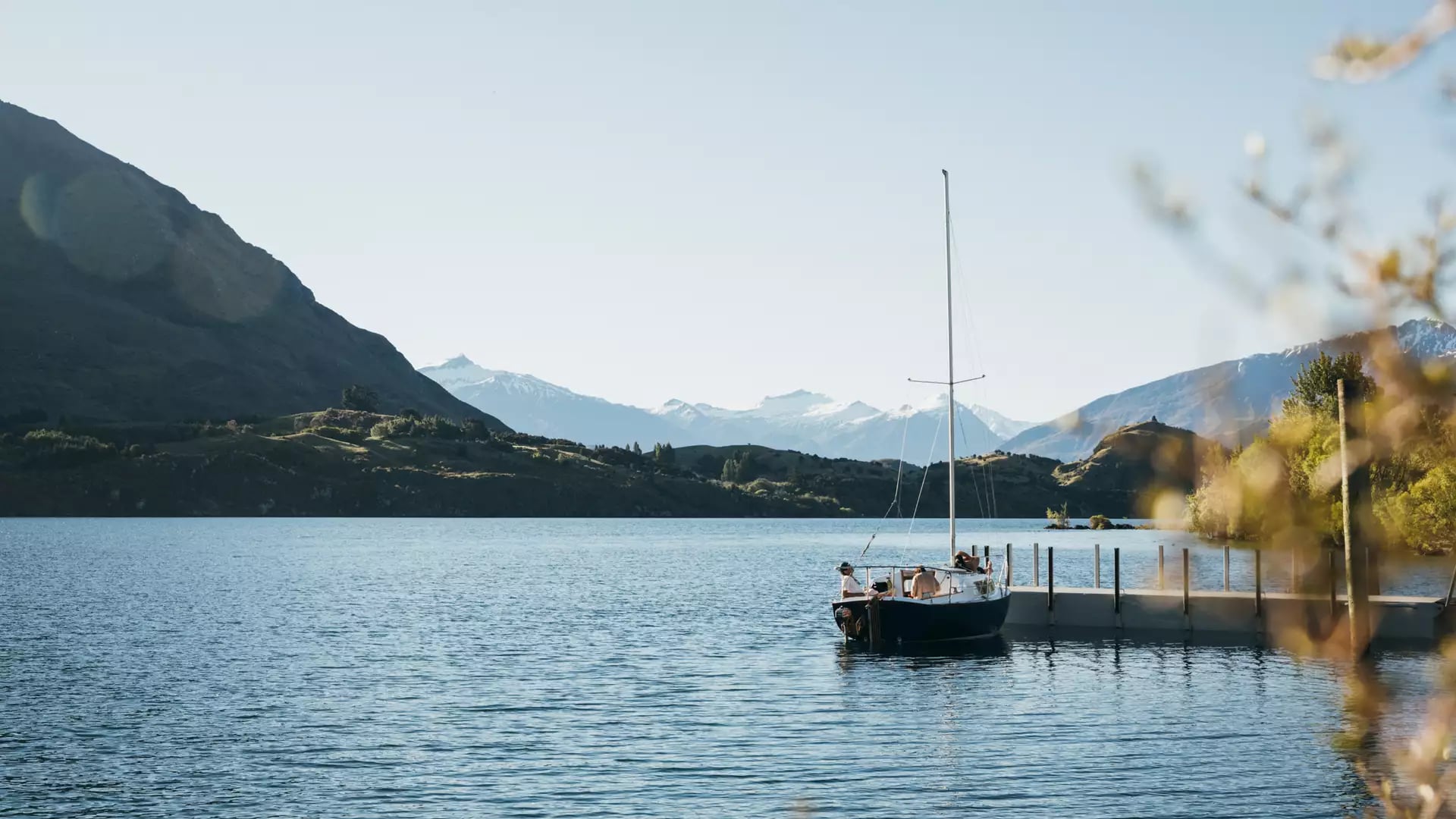 Sailboat on Lake Wanaka